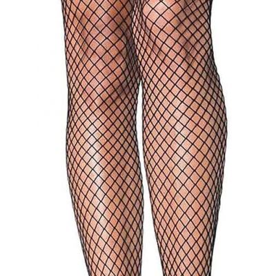 Leg Avenue Womens Spandex Industrial Fishnet Tights 1X-2X, Black